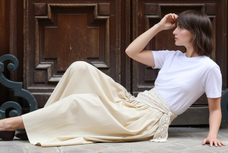 Prêt-à-porter féminin : pourquoi la jupe longue est devenue la pièce centrale du style chic parisien